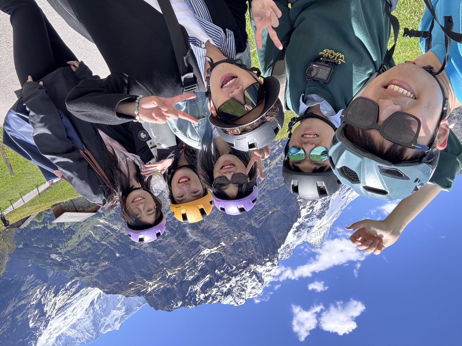 Traveling with friends in Grindelwald
